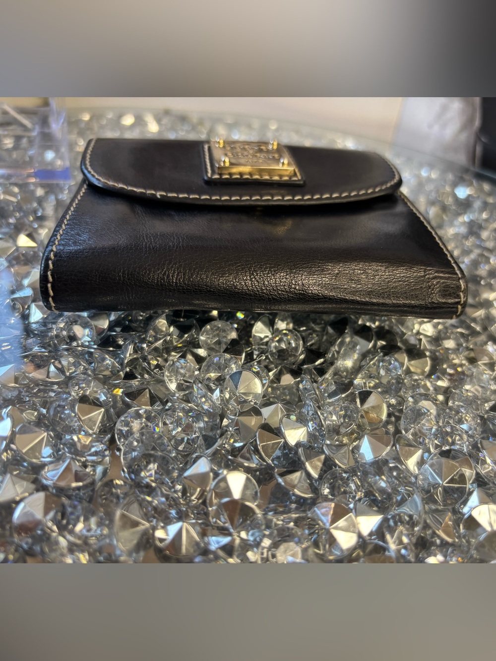 Dooney & Bourke Anniversary Edition black leather wallet EUC - Picture 8 of 12